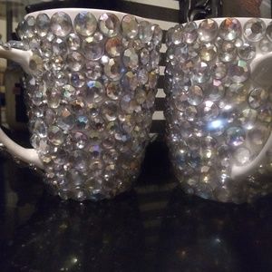 Jewel coffee cup mugs set of two